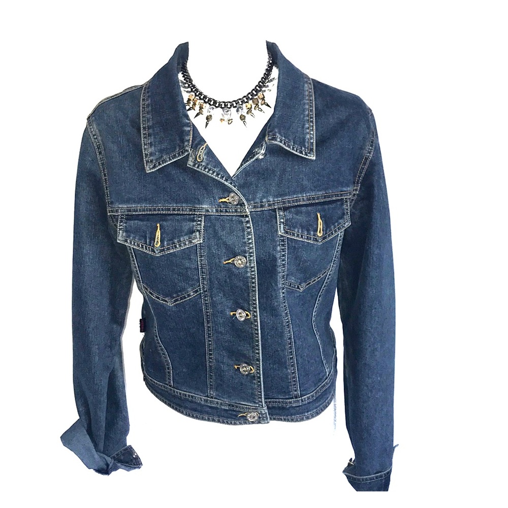 Katherine Hammett vintage denim jacket size large